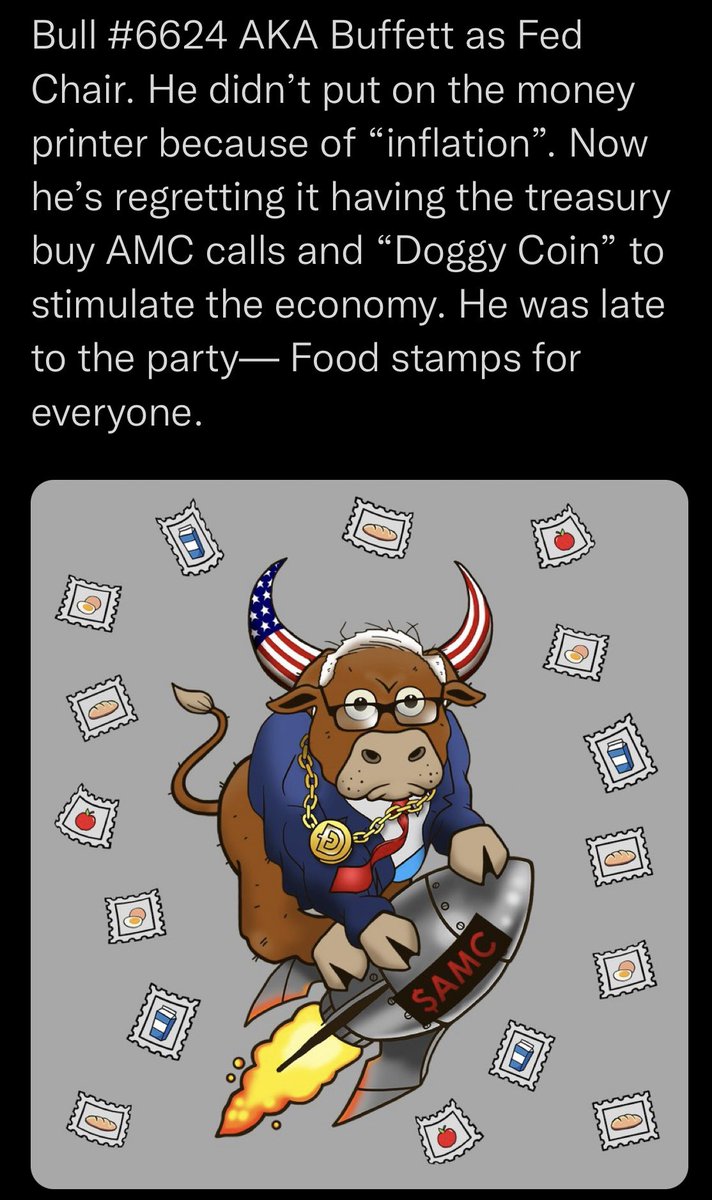 twizzler_time's tweet photo. @wallstmemes @opensea Fitting as our bulls are either riding bulls or lambos 👀 https://t.co/y2yD64nxna