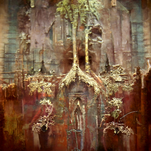 hambrehoy's tweet photo. I have been away from the computer for a few days.
💚 Happy to come back.

Fantastic animal / Building taken over by trees
(CLIP guided diffusion) https://t.co/0gkc6aCKb5