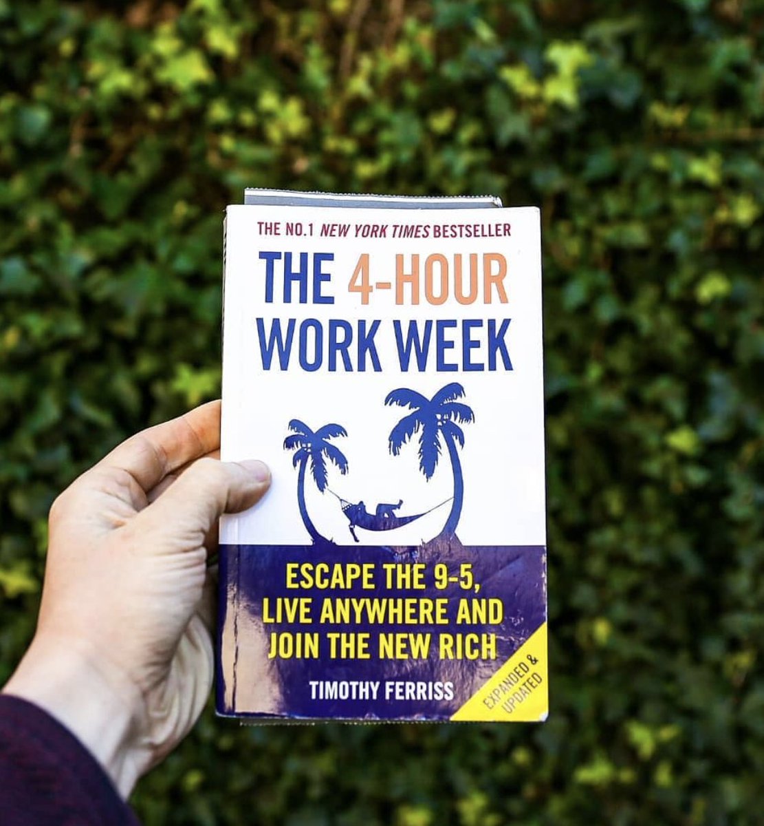 PrymalP's tweet photo. The 4 Hour Work Week by absolute master @timferriss is actually brilliant!
Worth a read if you want to sort out your time management, people skills, business development and general life organisation
#prymal #bookrecommendation #books #growth #4hourworkweek #timferris https://t.co/MBUUMZ2R0v