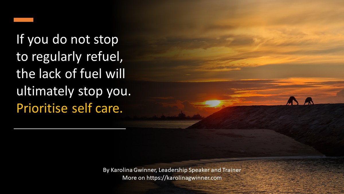 kgwinner's tweet photo. Today's Leadership Tip: Be As Serious About Self Care As Your Are About Work

#humanleader #leadershipdevelopment #leadershiptraining #leadershipmindset
#womenleaders #womenempowerment https://t.co/gd9a3Lk3dc