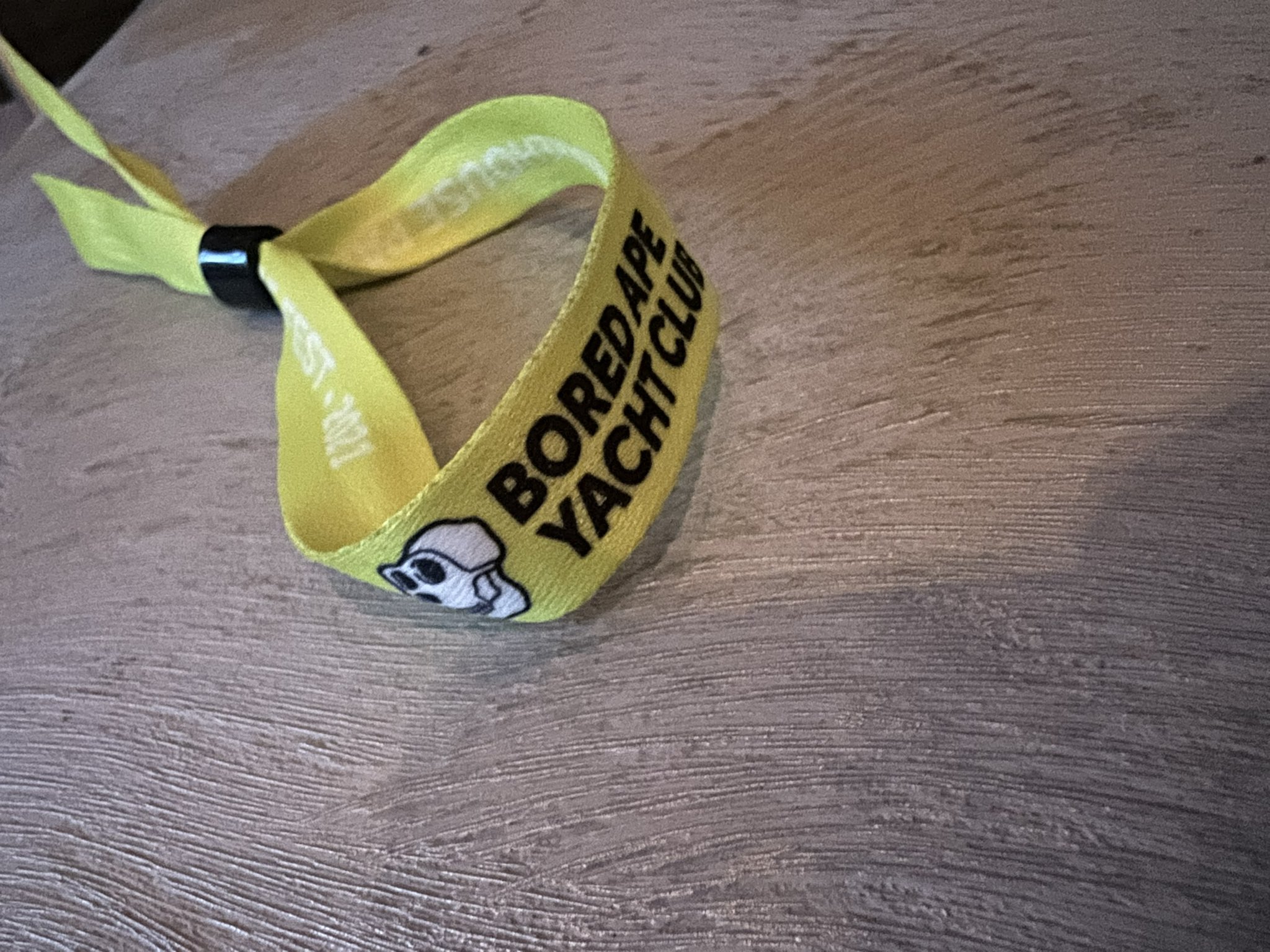 Coveted Bored Ape Yacht Club party wrist band