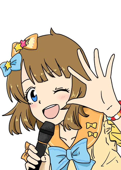 桃子描きました#周防桃子 