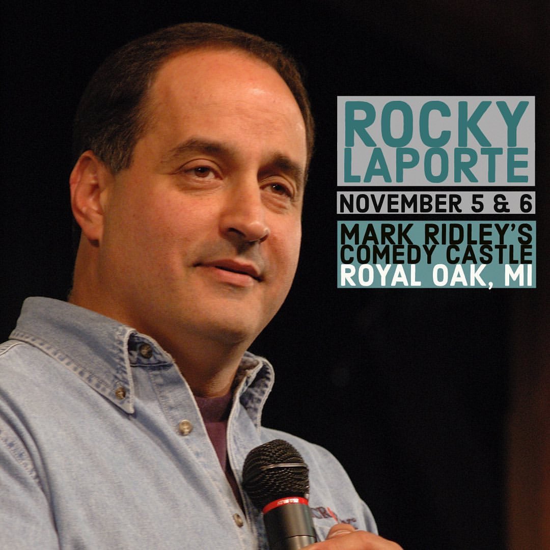 RockyLaPorte's tweet photo. #HeyKids… I’ve got 5 shows at @ComedyCastle in #Michigan this week, with a special event on 11/4 & 2 shows on both 11/5 & 11/6. Click the 🔗 to purchase 🎟 for these shows & more! 🎤😂 #comedycastle #comedynight #standupcomedy #livecomedy #rockylaporte https://t.co/Iw1b2QRkjP https://t.co/sTq3lRgYRH