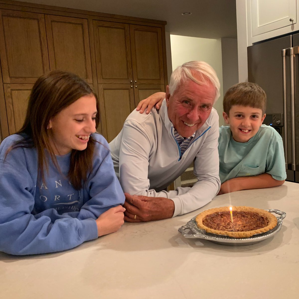 AlanCoshatt's tweet image. If you think you can out run, out work, out golf, out talk, or out anything this 75 year old can do………think again.  HBD to the Ageless Man!!   #DTrain #Draino #Candy