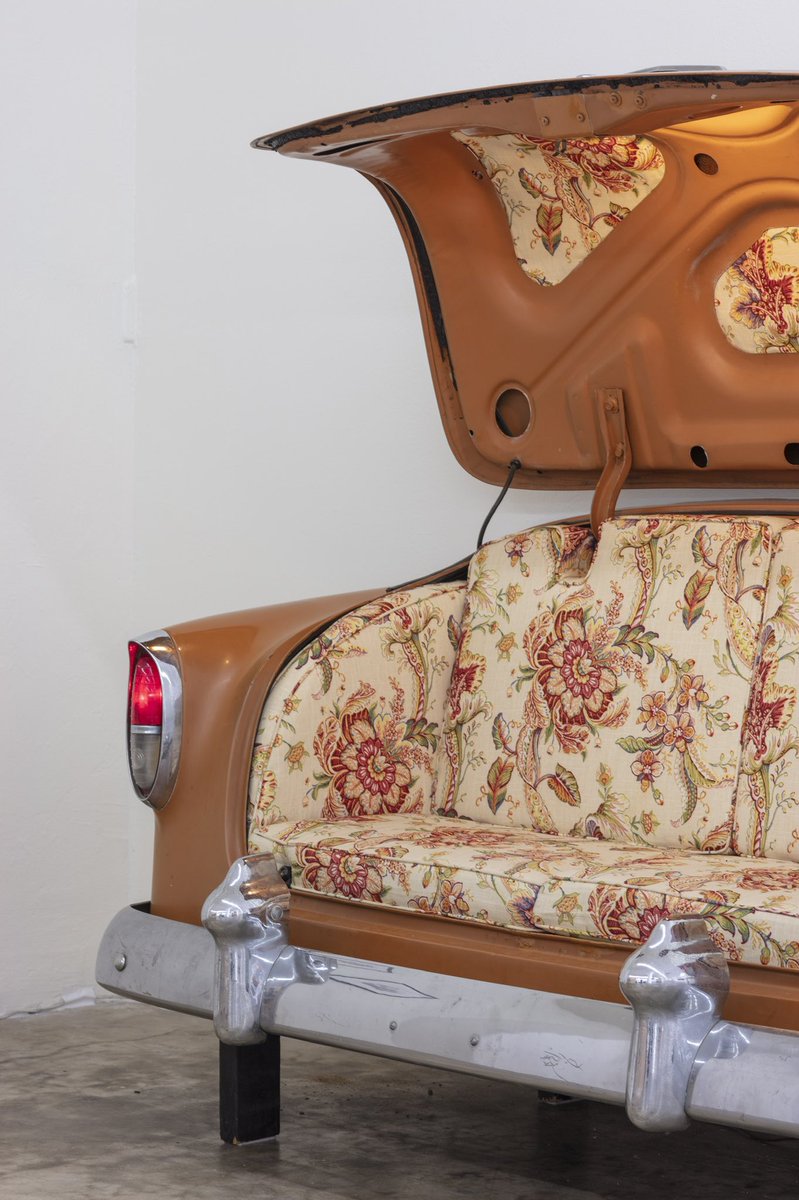 Pippa Garner "Untitled (Bunk Easy Chairs)" and "Chevrolounge" in 'Immaculate Misconceptions' at <a href="/joanlosangeles/">JOAN</a>. On view through December 18. #PippaGarner.