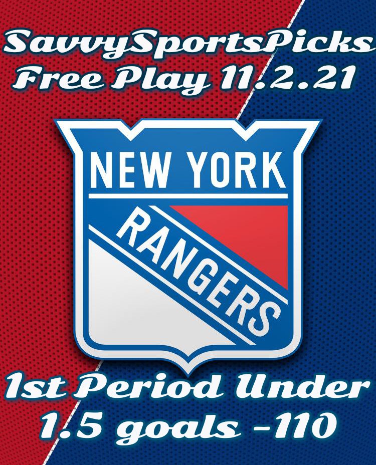 SavvySportsPick's tweet photo. Free Play 11.2.21
Puck drops 7:08pm PT

1P un 1.5 -110

2021 1P un stats
#NYR 9-1 90%
#Canucks 9-3 66%

#GamblingTwitter #SportsBetting #BettingAdvice #BettingTips
#FreePicks #FreePlays #FreeSportsPicks #NHLExpert #NHLbets #NHLPicks #NHL #NHLHockey #HockeyTwitter #Vegas #NYRvsVAN https://t.co/VAjZmDfP5j