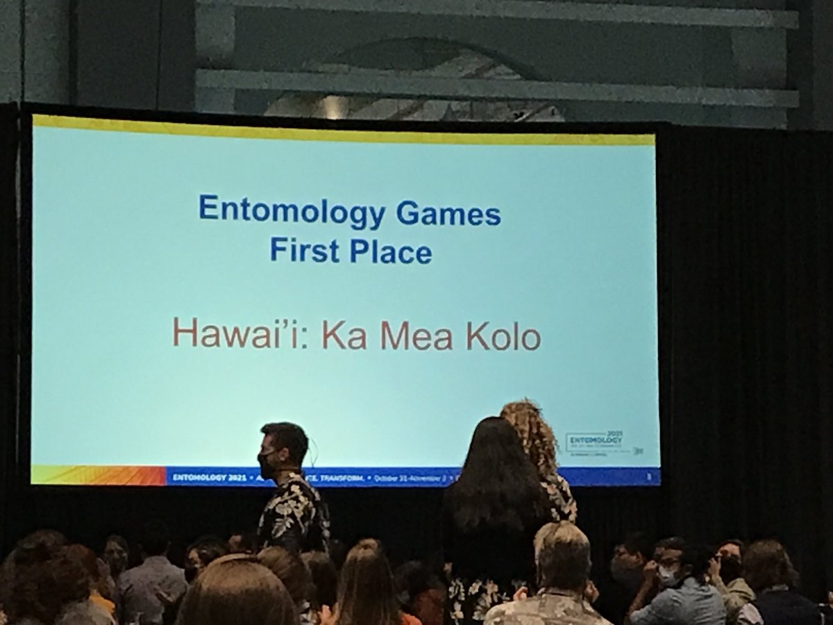faith_oi's tweet photo. Congrats to University of Hawai’i’ Entomology Games team! 1st time to Natl competition and 1st place! #entsoc2021 ⁦@UHawaiiNews⁩ ⁦@CTAHRNews⁩ ⁦@TayUrbanEntoLab⁩ https://t.co/gpaN8N3WeB