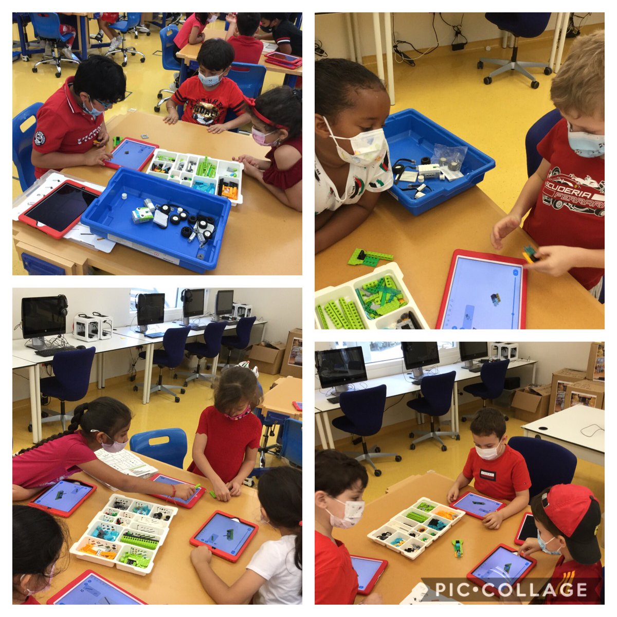 Year2_WEK's tweet photo. WeDo LEGO. We are having so much fun building our Milos #Coding #LimitlessLearning #WeDoLego https://t.co/HfhUciwdVt