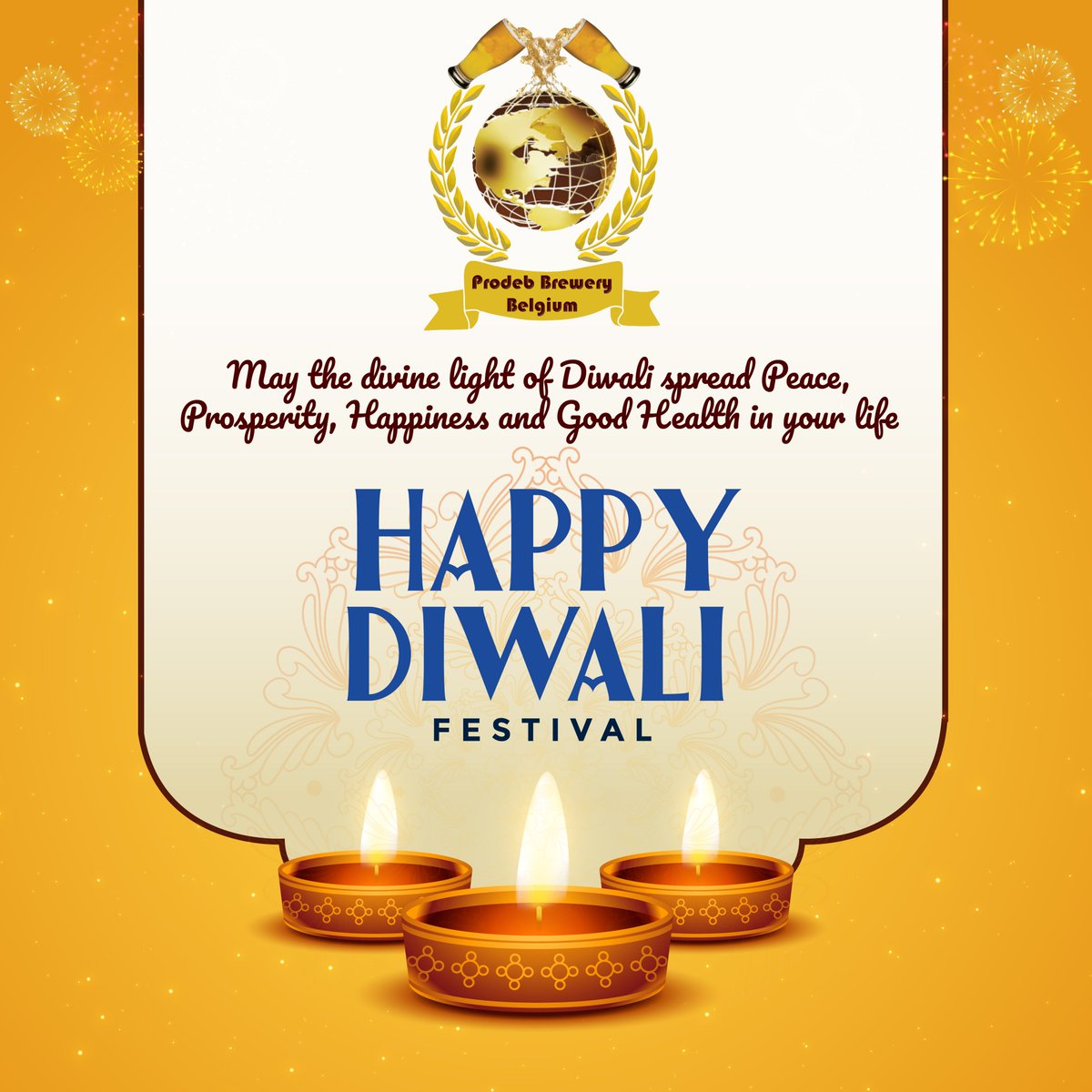 prodebbrewery's tweet photo. May the divine light of Diwali spread peace, prosperity, happiness &amp; good health in your life. 

#Prodebbrewery wishes you a happy &amp; safe Diwali...

#microbrewery #breweryequipment #craftbrewery #craftbeerbrewery #diwaliwishes #HappyDiwali #happydiwali2021 https://t.co/T7wjf8im9T