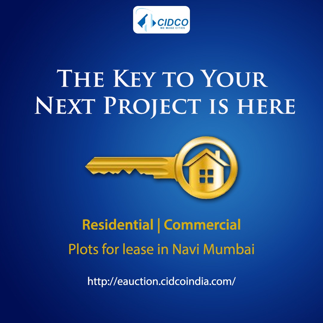 CIDCO_Ltd's tweet photo. The key to a secure future!
CIDCO has launched Residential cum commercial plots scheme for lease at prime locations in various nodes of Navi Mumbai.
Visit https://t.co/NZ3xXgvfZi to know more!
#CIDCOBuildingPossibilities #PlotLuckAlert https://t.co/dsr2kqzk3y
