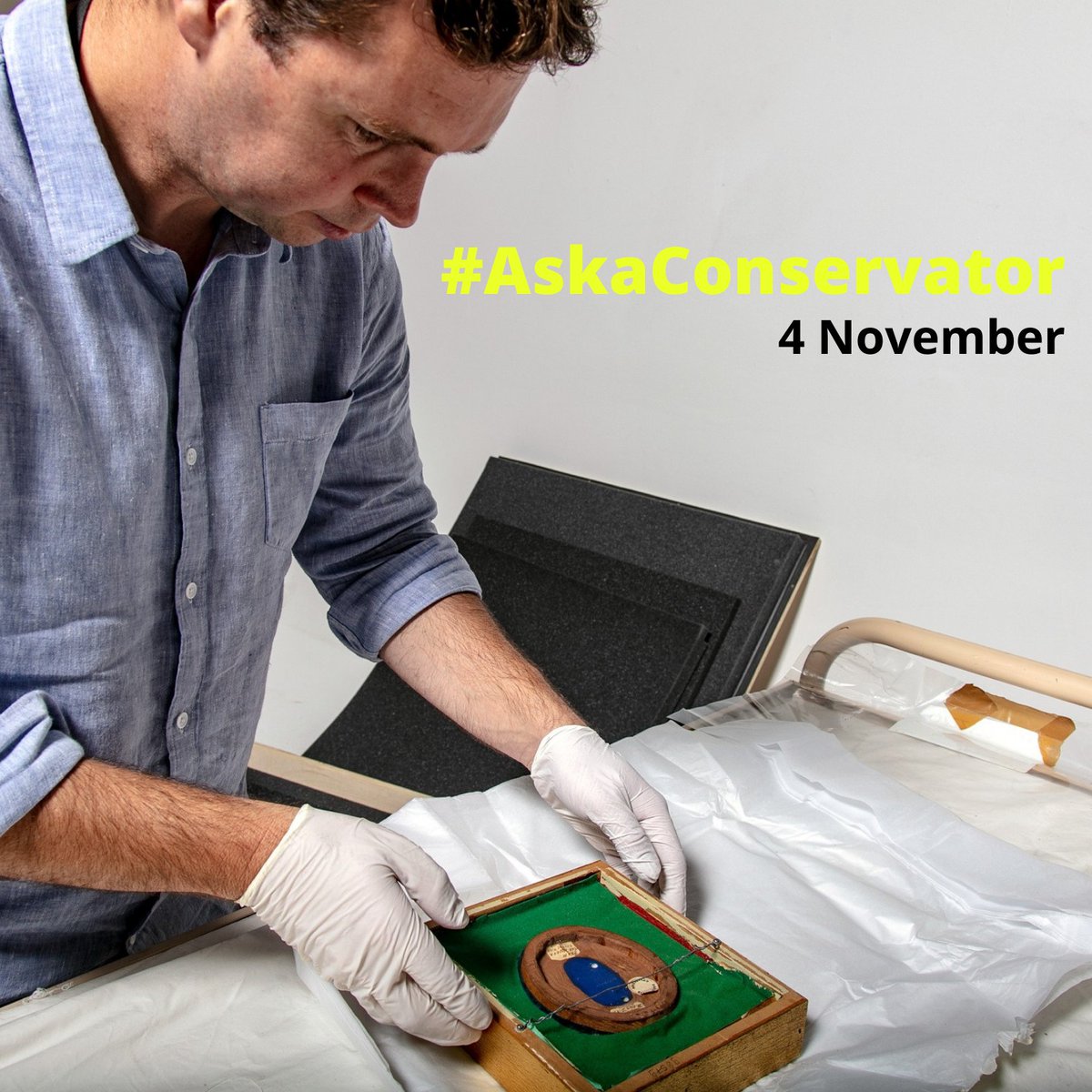 Curious about what goes on behind the scenes in our Conservation team? Tomorrow you get to ask them any question about their fascinating work, during Ask a Conservator Day.
​
​📷 by Andrew Frolows
​
​#AskAConservator #behindthescenes #museum #staff