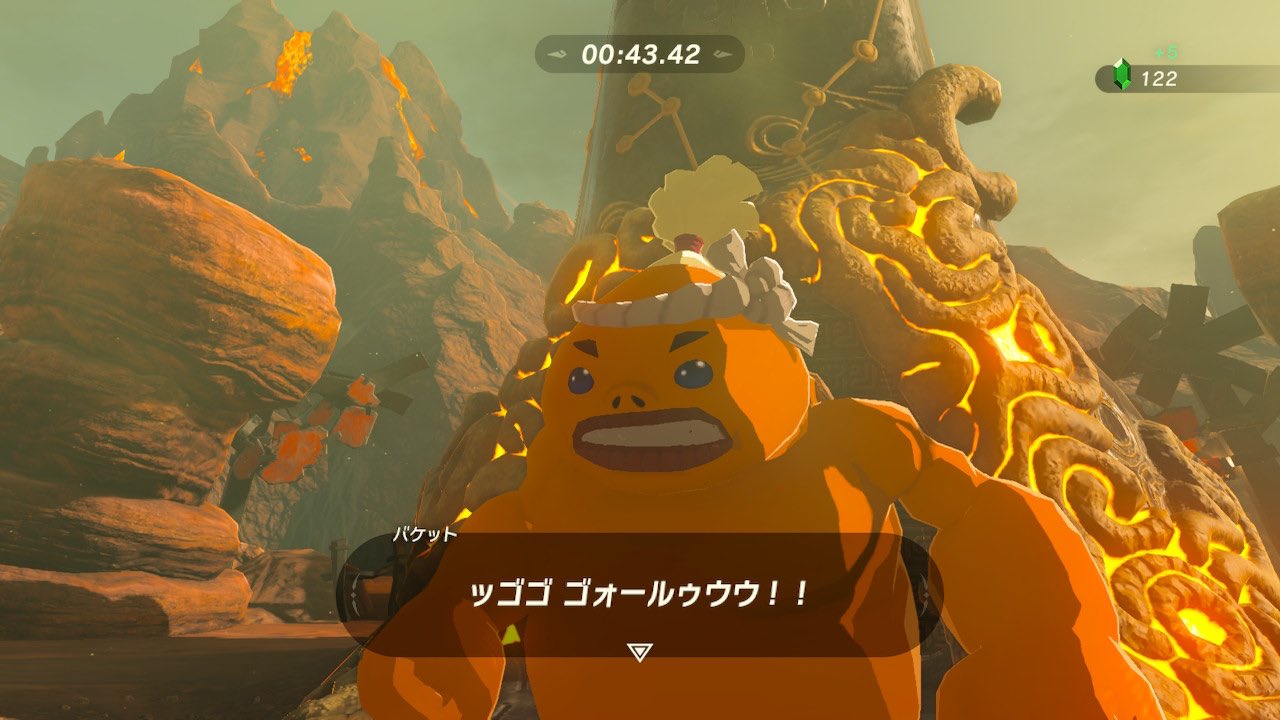 スラヨシ ポケダン空のネタバレしないでね スラヨ手記 ブレワイ 3分以内に ってあああああスタミナ じゃなくてがんばりゲージがあああ切れて落っこったああああ 2回目にどうにかゴールだあああ 122ルピー集めた ということで