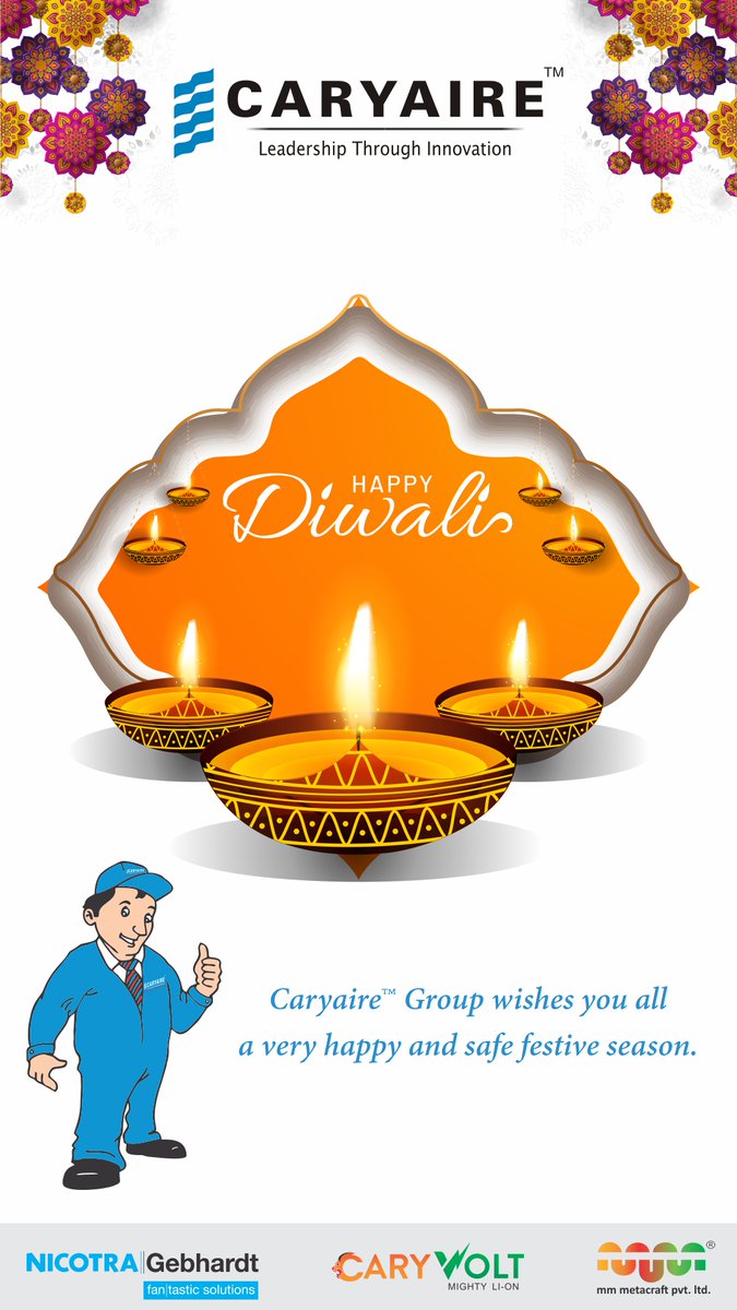 Caryaire™ Group wishes you a very happy and safe #Diwali. 🥳