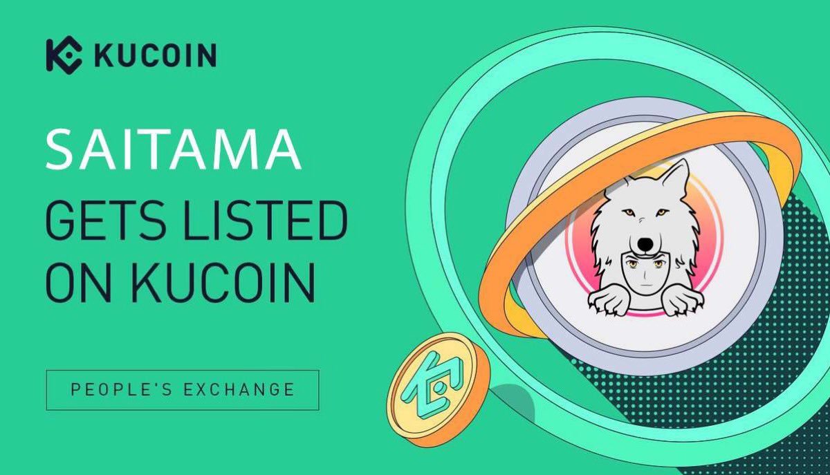 BTCETHARK1's tweet photo. LIKE &amp; RETWEET IF YOUR EXCITED FOR #SAITAMA TO LIST ON @kucoincom CONFIRMED!! 🤩🍾🍾🤩🐺

#Crypto #DeFi #SaitamaWolfPack #SaitaMask #kucoin #altcoin #altcoins #ALTSEASON #ERC20 #SHIB #dogecoin #fegtoken #FLOKI #BinanceSmartChain #btc #eth https://t.co/W1dkttCgP1 https://t.co/WUUBC16juP