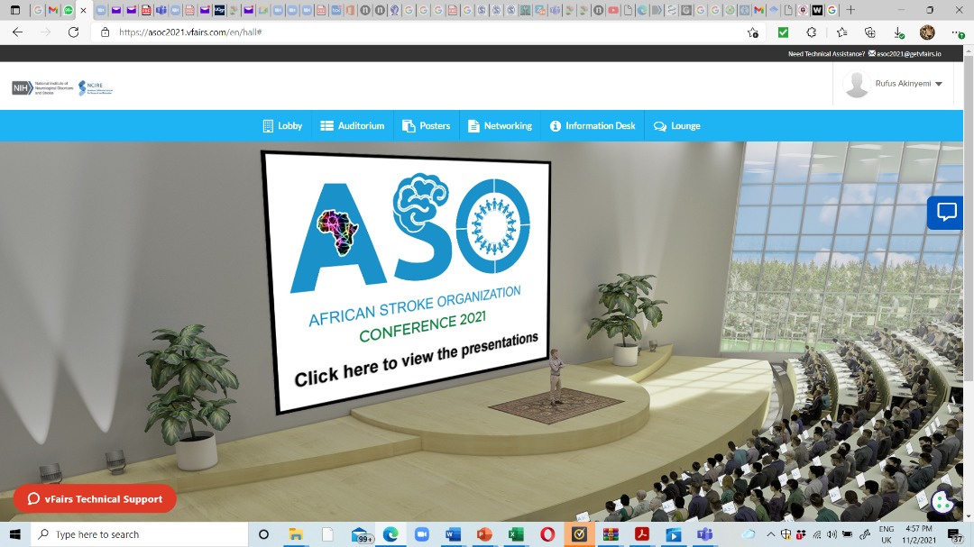 AfricanStroke's tweet photo. #ASOC2021 IS HERE! IT STARTS TODAY 3RD NOV.2021 Register via this link https://t.co/elrQEVfhOc
For the Exciting Sessions& Programmes @MehariG_MD @akinyemi_rufus @NIH @NCIRE @WorldStrokeOrg @WorldStrokeEd @WHOAFRO @StrokeAHA_ASA @ESOstroke @adadams10 @AfricaCDC @WStrokeCampaign https://t.co/n7rUXp7dtZ