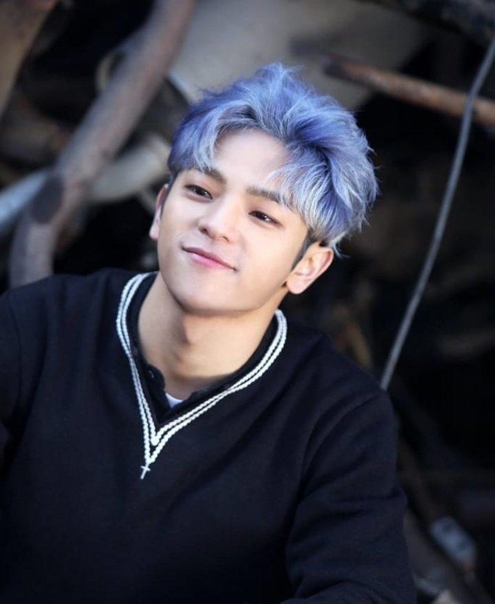 woopuppybear's tweet photo. Currently thinking about Blue Hair Woojin https://t.co/gOvOb0YGmM