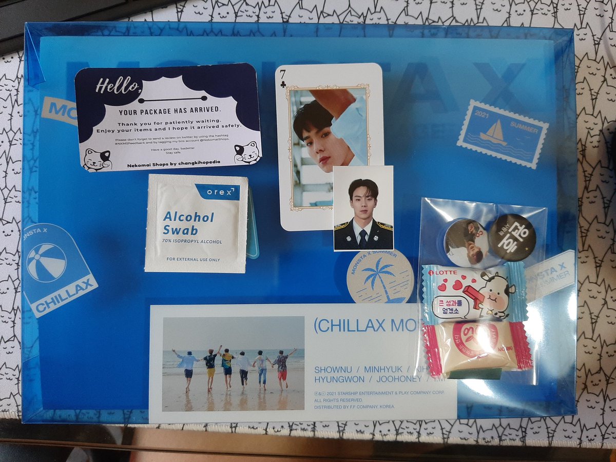 glazedsnwh's tweet photo. Received the chillax pb!! Thank you @NekomaiShops for this π₯Ίππ I love the freebies too πππ
I'll scan this pb after work talaga huhuh
#NKMSFeedback https://t.co/g0AUlgXeJN