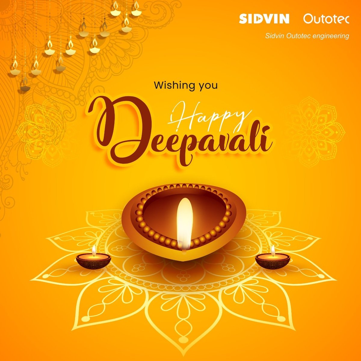 SOutotec's tweet photo. Wishing you and your family a Happy and prosperous Diwali. May you be blessed with immense happiness, success and great health this coming season and are able to reach out to your dreams. We wish that you shine and sparkle like thousands of lamps. May you glow with joy. https://t.co/KCYMBWtpbt