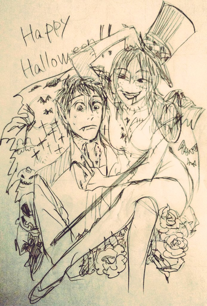 過去のと合わせた
ハロウィーン落書き集🎃

今日描いたやつが一番きたねぇのどうして。 