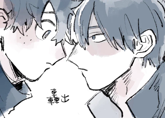 昨日の絵に辿り着くまでの数多くの下書きたちをピックアップ👶🏻 