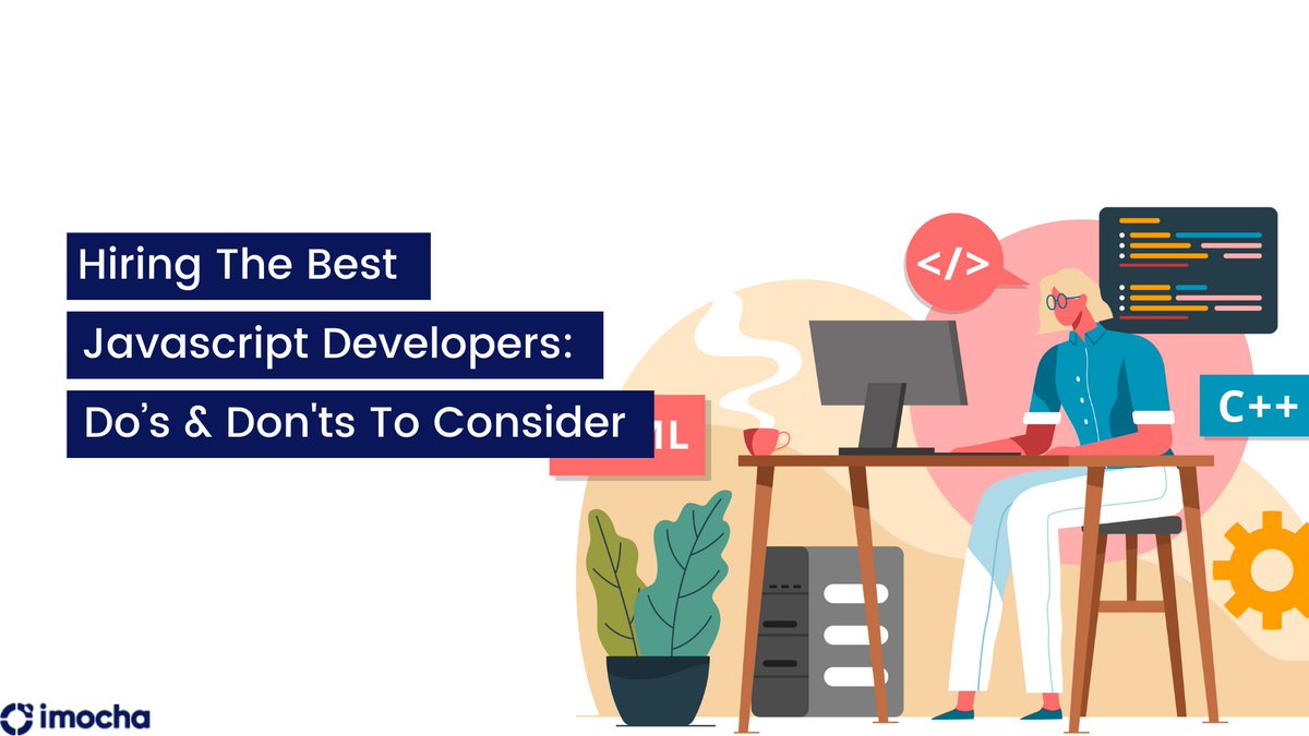 imochaHQ's tweet image. Are you also looking out to hire the best Javascript Developer for your company?
Here's a quick guide with the do’s and don’ts for you in setting appropriate parameters and start your search on the right track now!
Visit: hubs.ly/H0-wYKk0
#Javascript #hirejavadevelopers
