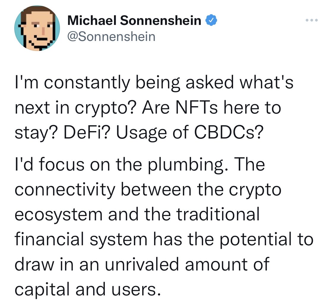 SjxS3's tweet photo. The CEO of grayscale is literally telling you to buy $QNT https://t.co/BDFyQIb4f4