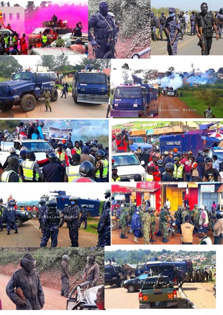 Mwembugaoficial's tweet photo. This is how Ugandans were being punished for falling in love with Bobi wine rather than with the other one who consider himself as the violence master. 
#M7NovMassacreUg 
#UgMoving4wd https://t.co/DtqvgYh8AS