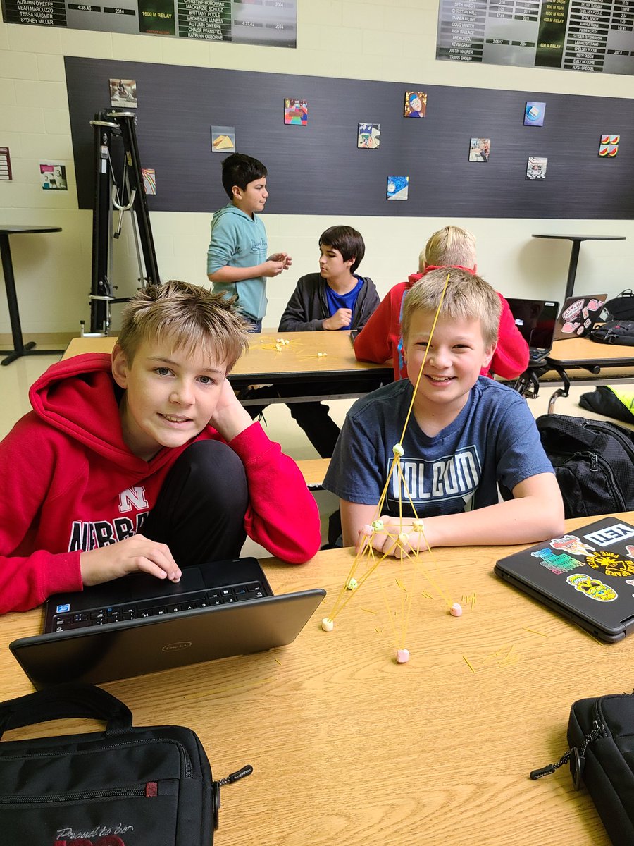 millardwestcs's tweet photo. Russell Middle School Computer Science Club Engineering Day! Thanks to all that came! We are so thankful for Russell partnering with us! These amazing kids knocked the ball out of the park today with engineering! Loved seeing all the creativity! @mps_russell https://t.co/Eg9kUL6rEI