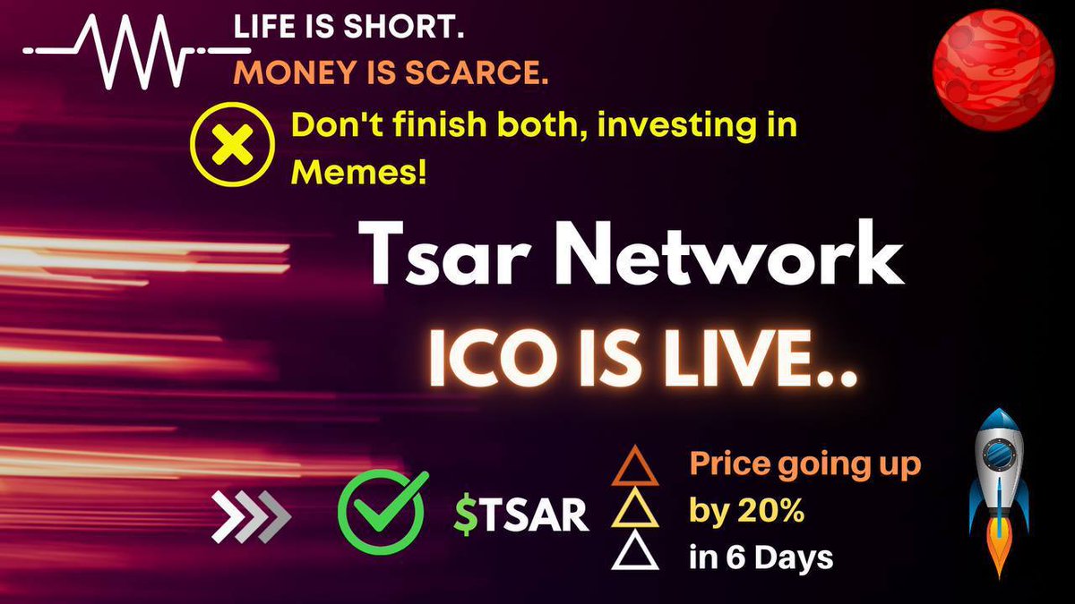 Jui_Juena's tweet photo. Killer Platform | Wallet | Escrow | Markets | 50% Revenue in BNB Dividends for life | Doxxed | Next 100x | Moonshot

https://t.co/vK2fRqppSS
https://t.co/6e4LpvYze9

#bitcoin #blockchain #btc #crypto #ico #newcryptocurrency #altseason #binance #tsarnetwork #tsartoken https://t.co/EwNIbnAi9k