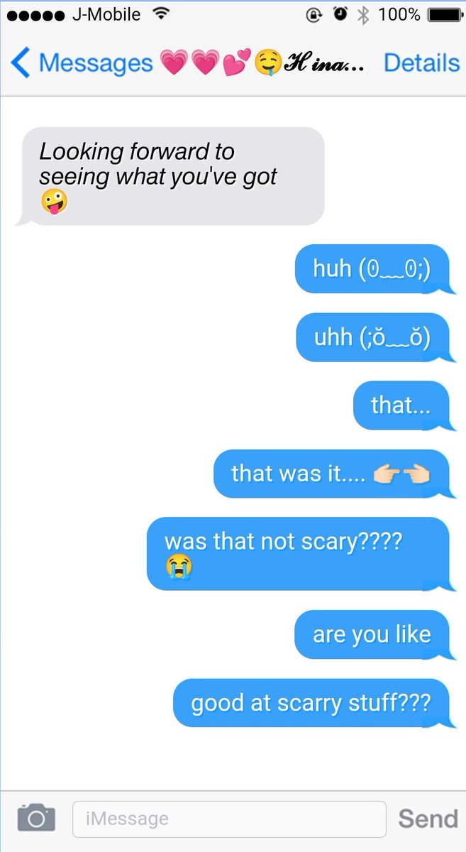 AudaciousEmilia's tweet image. Eh?

She was sweating. That was all she had! What did Hina mean???

Not being too great at not expressing what's on her mind, she responded accordingly.