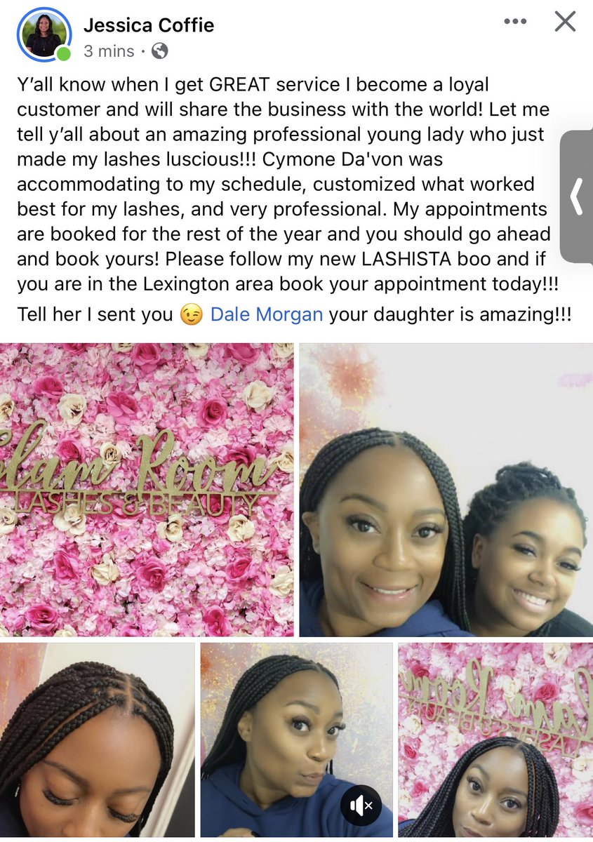 DaleMor31539090's tweet photo. If you need new eye 👁 lashes , my daughter is killing the game… Cymone Davon 👏🏽🙌🏽👏🏽🙌🏽👁👁👏🏽🙌🏽👏🏽🙌🏽👁👁 https://t.co/9vxRoBNVRo