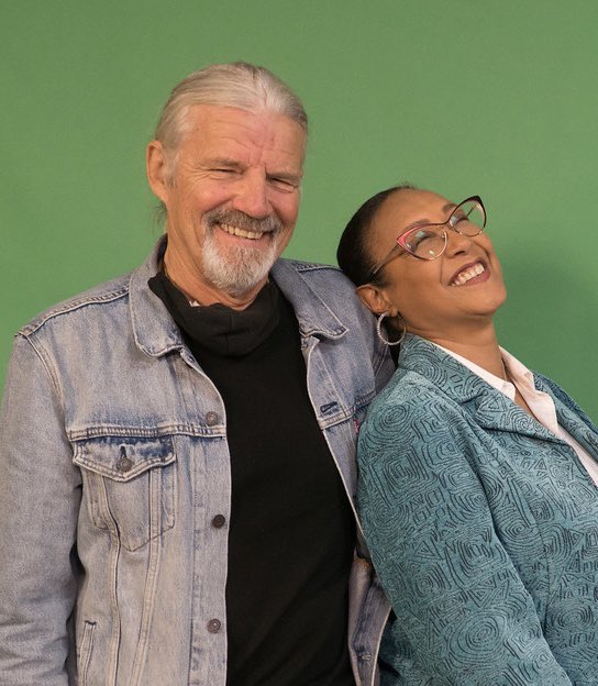 PamelaLambert's tweet photo. Ernest wrote a play… I’m in it… so is he. This is one of the promo shots we took yesterday. Stay tuned… it’s gonna be epic 😊❤️
#January2022
#AskAnswer
#AcademyAwardWinner #ErnestThompson @iErnestThompson
#MMAS
@MMASBlackBox https://t.co/whgChceIgE
