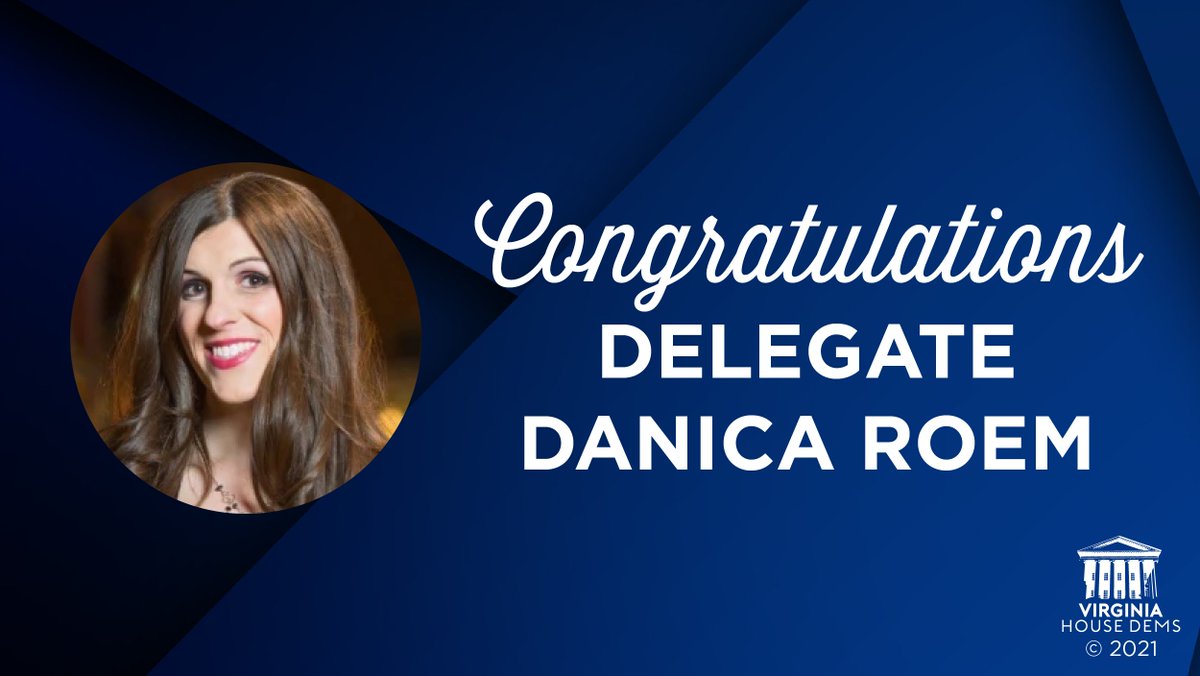 💙Congrats <a href="/pwcdanica/">Sen. Danica Roem</a> on winning your re-election bid in HD-13! Danica flipped a Republican stronghold in 2017. Since then, she’s worked hard to address food insecurity in VA schools.