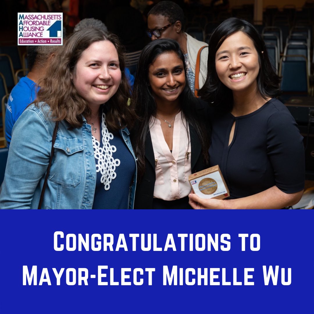 mahahome's tweet image. We’re excited to work with Mayor-Elect Wu on making access to homeownership more equitable in Boston. Let’s Expand The Pie together! #ExpandthePie #FirstGenHome #bospoli #ElectionResults2021