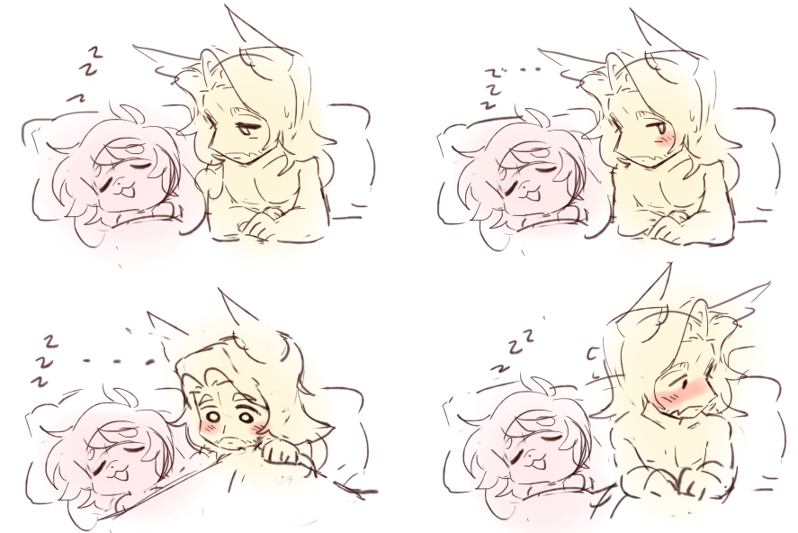 (helladoc)(implied nsfw?) haha silly boss-secretary AU go brrrrr 