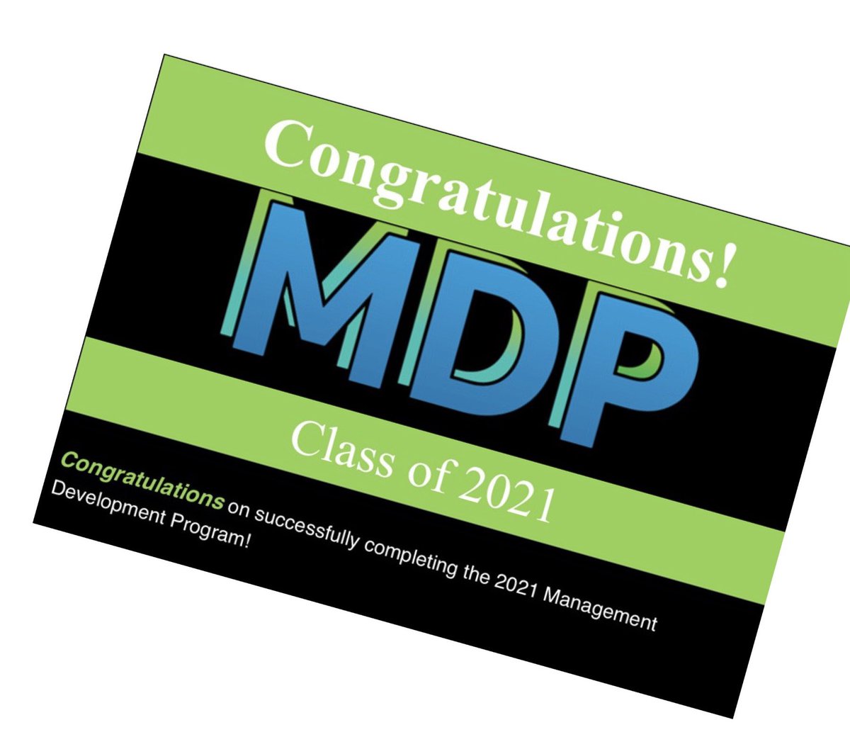 DomDavis_'s tweet photo. So honored to have completed MDP 2021! Special thanks to each and everyone who supported me on this journey! @jillmill321 @404girl #attemployee #2021MDPLife #GraduationupNext https://t.co/9ZLDB3C1Fy