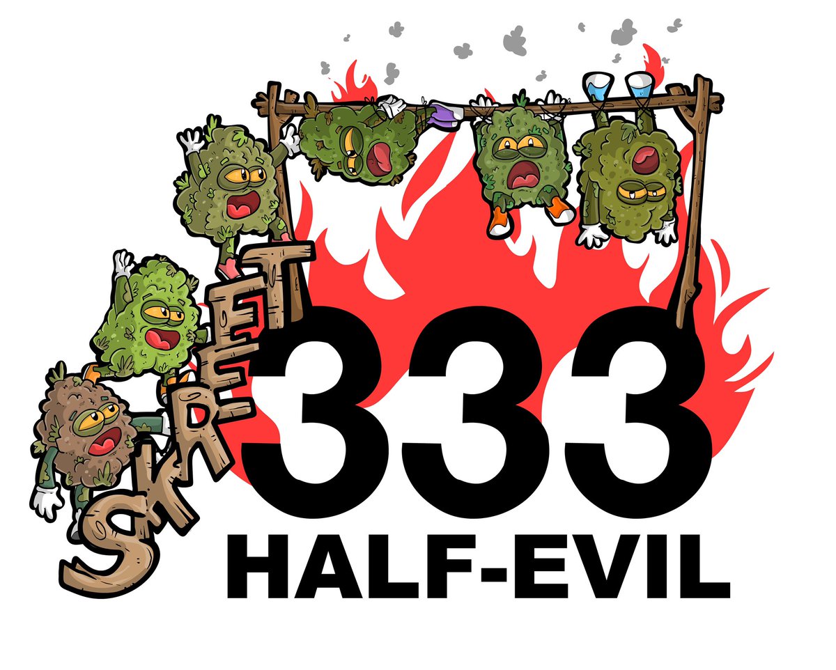 mjtorento's tweet image. My Submission for @HALFEVILCO @forgiatoruntz just one of many!
“HALF EVIL SMOKING URK &amp;amp; FRIENDS”