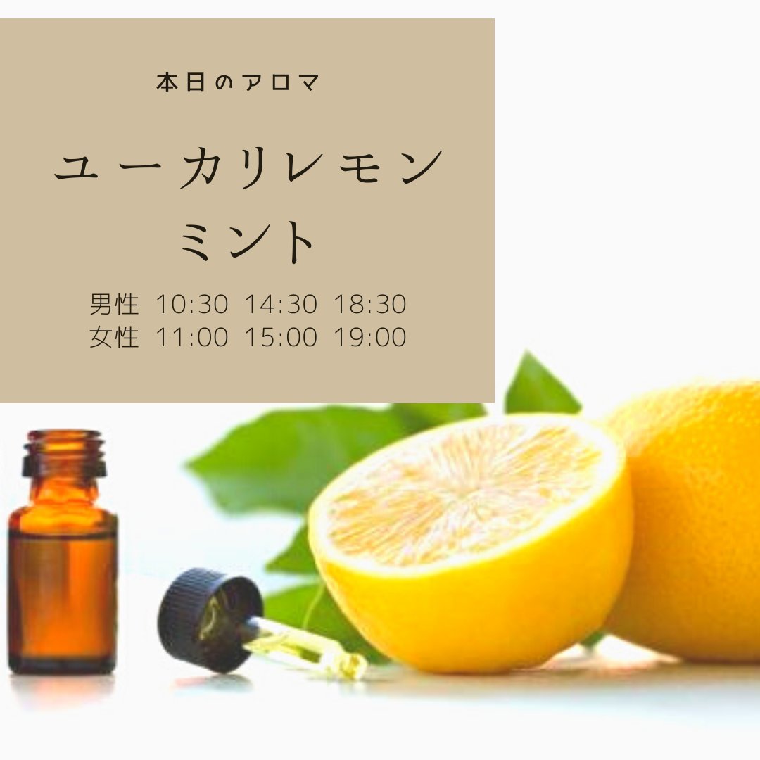湯のさとちくま白鳥園 公式 こんにちは 今日は文化の日ですが アロマの日 でもあるそうです 自然がもたらす香りの効用を改めて認識し 感謝し祝福する日だそう 本日の香りは ユーカリレモンミント ぜひ 白鳥園 の サウナ で 芳香浴 を
