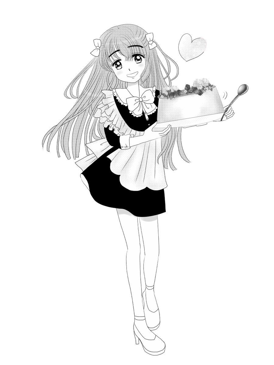 昨日描いた絵です(;'∀')
恋の魔法とおまじない691-4ラフ、682-5ペン入れ、イラストACさん素材ちびモブ会社員、旧誕生花3月17日山茱萸(さんしゅゆ)白黒化 
