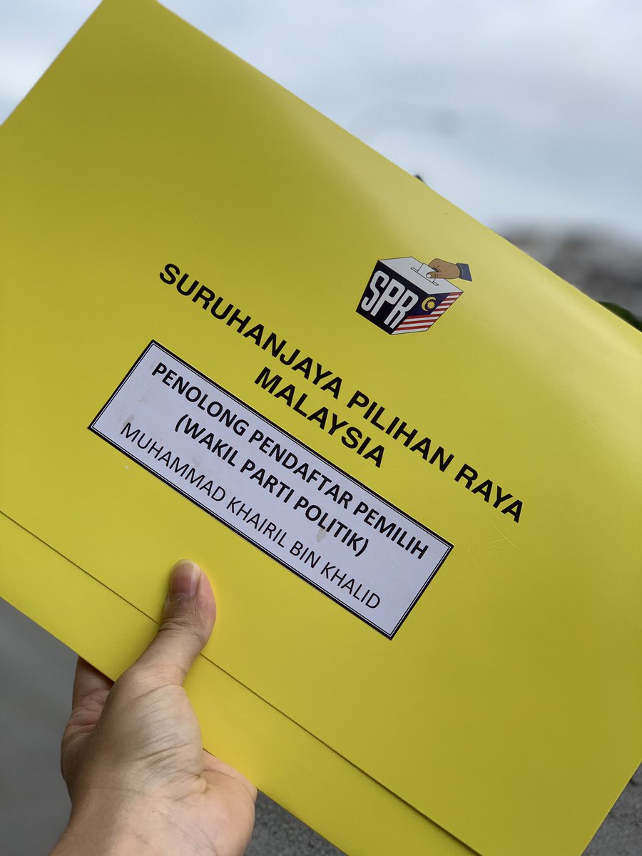 Khairil Khalid S Tweet Officially A Penolong Pendaftar Pemilih Today Siapa Yang Belum Daftar Cepat Daftar Trendsmap