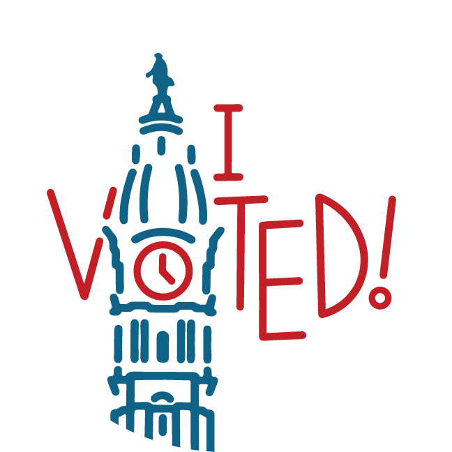 TUGovtAffairs's tweet photo. Yesterday, #Philadelphia residents who voted at the polls were given an "I Voted" sticker designed by a @TempleUniv @TylerSchool student. https://t.co/nHTGUpATmG https://t.co/GqpKOdXyWc