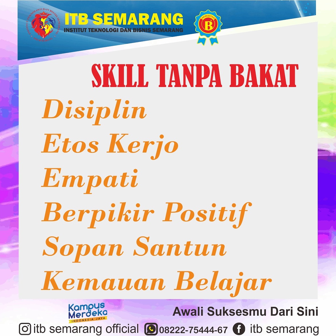 itb_semarang's tweet photo. Are you ready? https://t.co/uYf9Jc4aXk