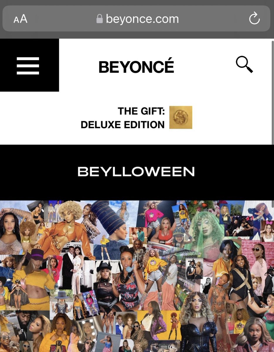 ThatsSoKB's tweet photo. Beyoncé’s website. Wow. https://t.co/I6x2Wx56OT