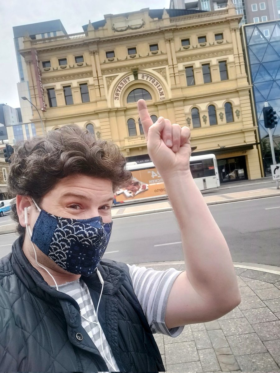JohnLongmuir's tweet photo. It's been TWO YEARS since I was last able to step into a theatre to work and the last time I was here this theatre was just a facade in front of a pile of rubble. Happy days!! @stateoperaofsa https://t.co/cUDsFCKzz8