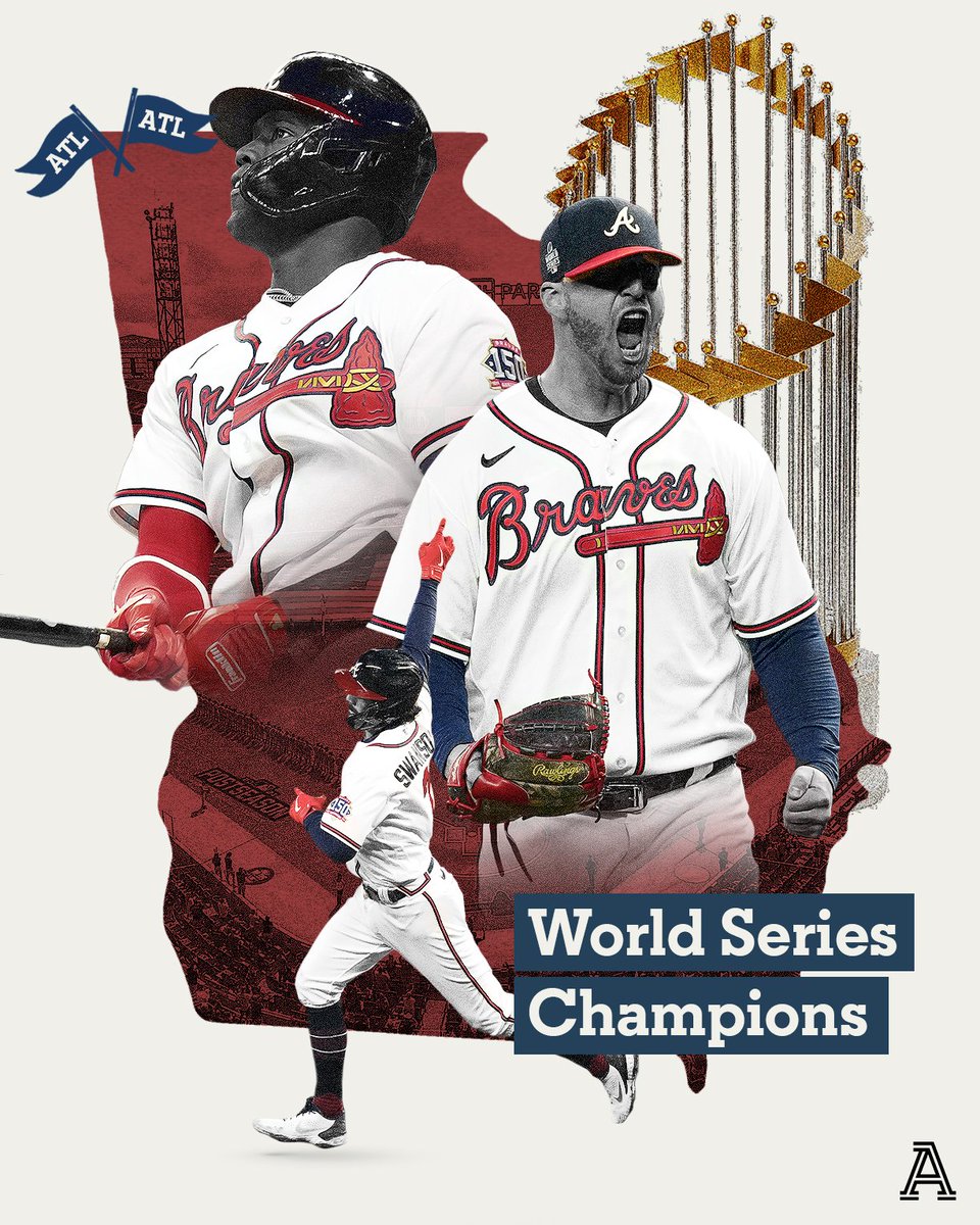 THE ATLANTA BRAVES ARE #WORLDSERIES CHAMPS FOR THE FIRST TIME IN 26 YEARS.