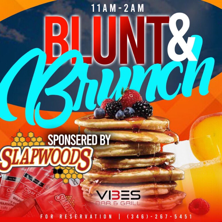 kingdeelow2's tweet photo. All New NAWFSIDE SUNDAY FUNDAY 🌅 #BluntBrunch 🪵🍳 11am-2am hosted by @slapwoods 🔥 at @vibessportsbar 😈this Sunday | NO COVER ALL Day &amp; Night 😎 BOOK YOUR TABLE NOW 346.295.0512 @bythewaymarketingg 📈 https://t.co/3g3goIZqwl