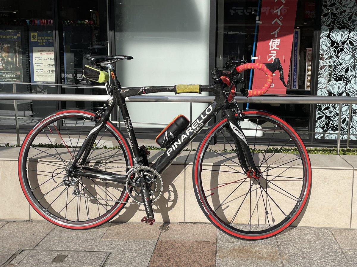 CBAyan's tweet photo. 自転車のメンテナンス、終了。今年で15年目の古いチャリンコですが、まだ未だ大切に乗っていきたいッスね。

#PINARELLO F4:13 #ロードバイク乗りと繋がりたい https://t.co/XaKd6DzP9q