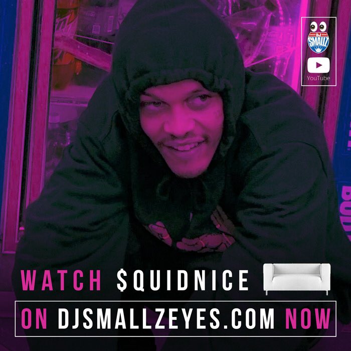 djsmallzeyes's tweet photo. watch the entire INTERVIEW with #Squidnice (@squidnicemusic) 👀 all 4 parts in order from beginning to end for 47.5 minutes here: https://t.co/YhETQRtUwW https://t.co/4GVeIMbs27