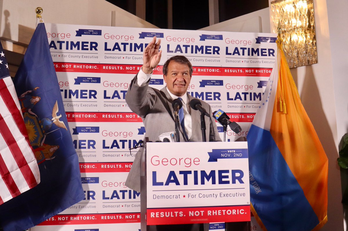 LatimerforNY's tweet photo. Thank you, Westchester! Tonight you voted for #ResultsNotRhetoric https://t.co/lzlFT3x0ob