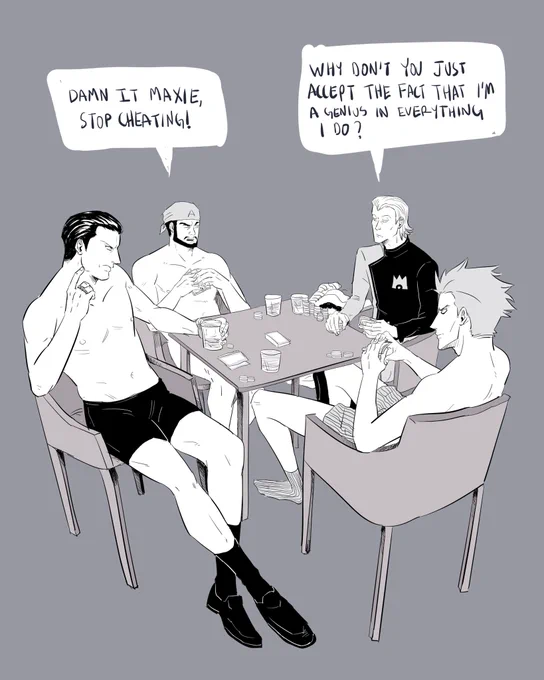 Strip poker night with Team RR 🌈 